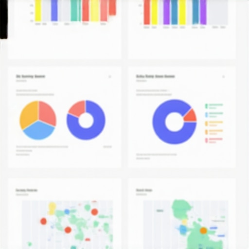 A digital dashboard displaying local SEO analytics relevant to NOLA and Louisiana markets.