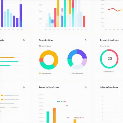 A modern dashboard displaying local SEO metrics, rankings, and citations for Louisiana businesses, highlighting the importance of data-driven strategy