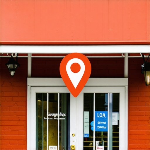 A busy shop in New Orleans with a Google Maps icon overlay, representing local search visibility.