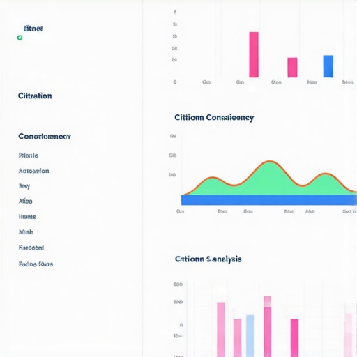 Screenshot of a citation management tool dashboard demonstrating citation consistency