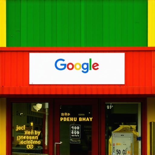 Bright Louisiana storefront with Google Maps signage emphasizing local SEO success.